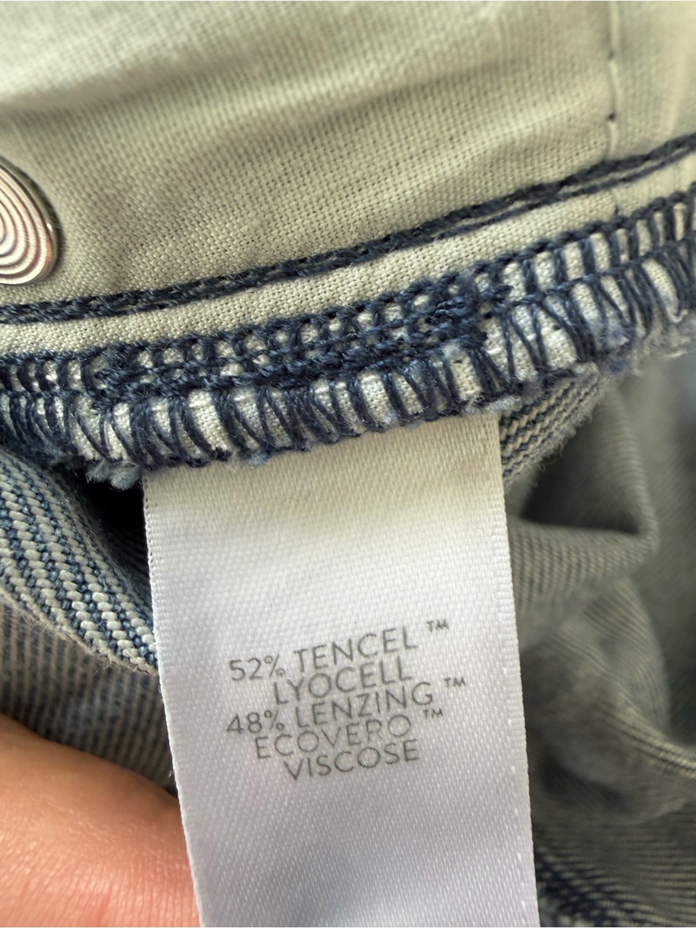 NWT J.Jill Denim Size 14 Newbury Wash A-Line Maxi Skirt Tencel - Picture 5 of 7